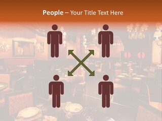 Girl And Boyfriend In A Restaurant PowerPoint Template