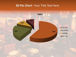 Girl And Boyfriend In A Restaurant PowerPoint Template