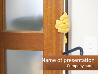 The Burglar Broke Into The House PowerPoint Template