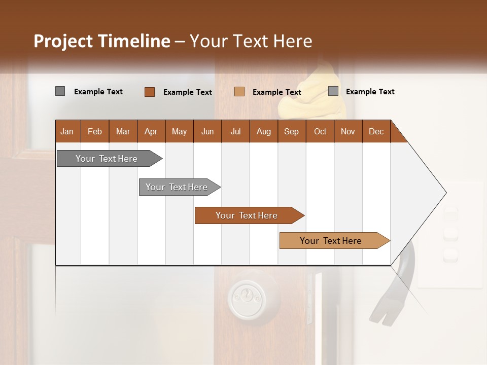 The Burglar Broke Into The House PowerPoint Template