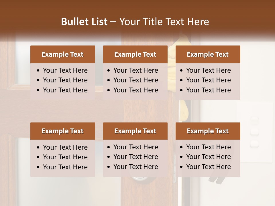 The Burglar Broke Into The House PowerPoint Template