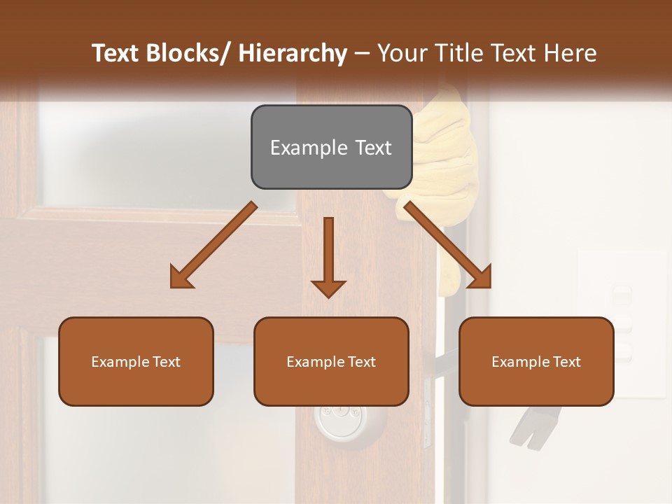The Burglar Broke Into The House PowerPoint Template