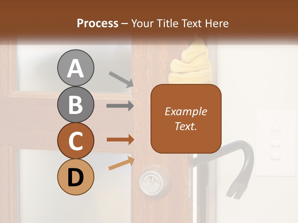 The Burglar Broke Into The House PowerPoint Template