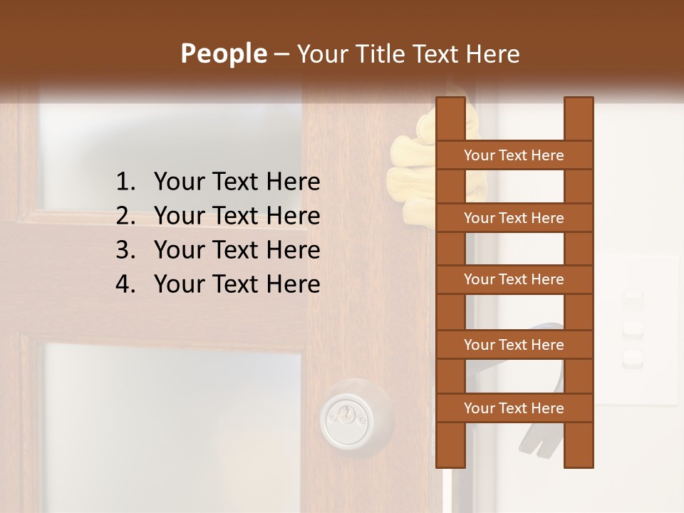 The Burglar Broke Into The House PowerPoint Template