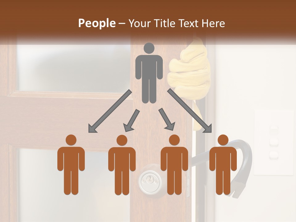 The Burglar Broke Into The House PowerPoint Template