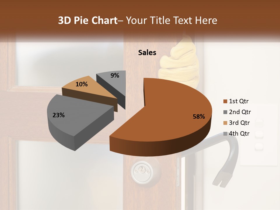 The Burglar Broke Into The House PowerPoint Template