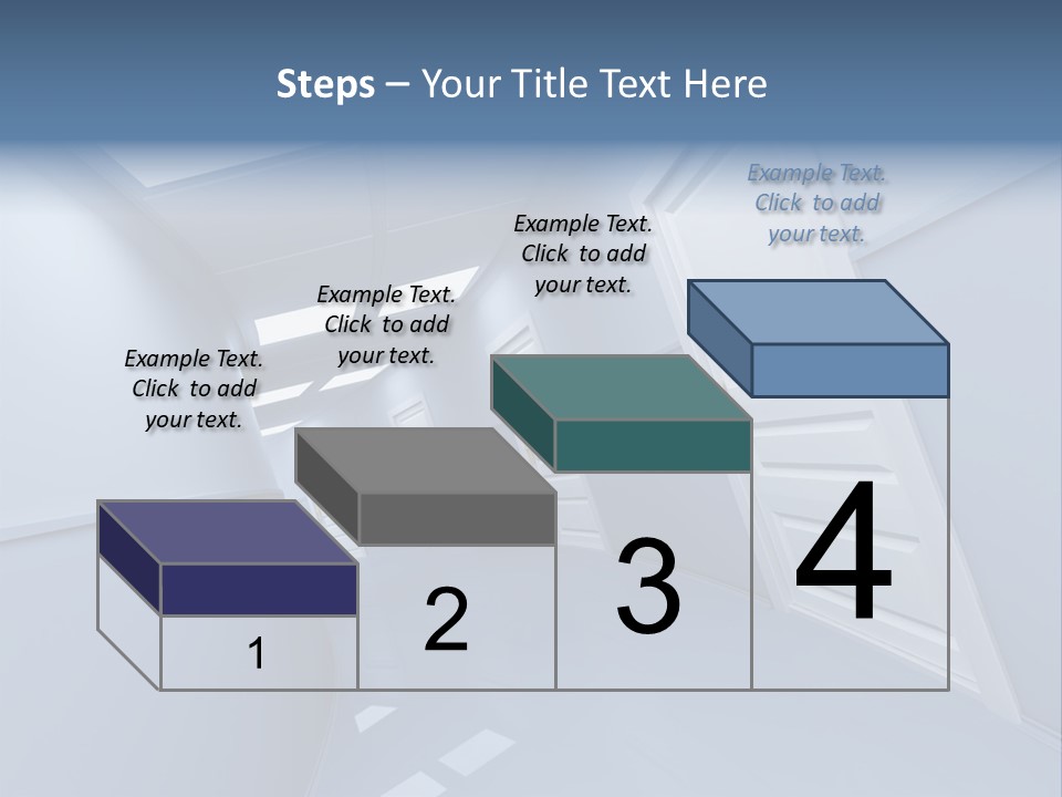 Corridor With Doors PowerPoint Template
