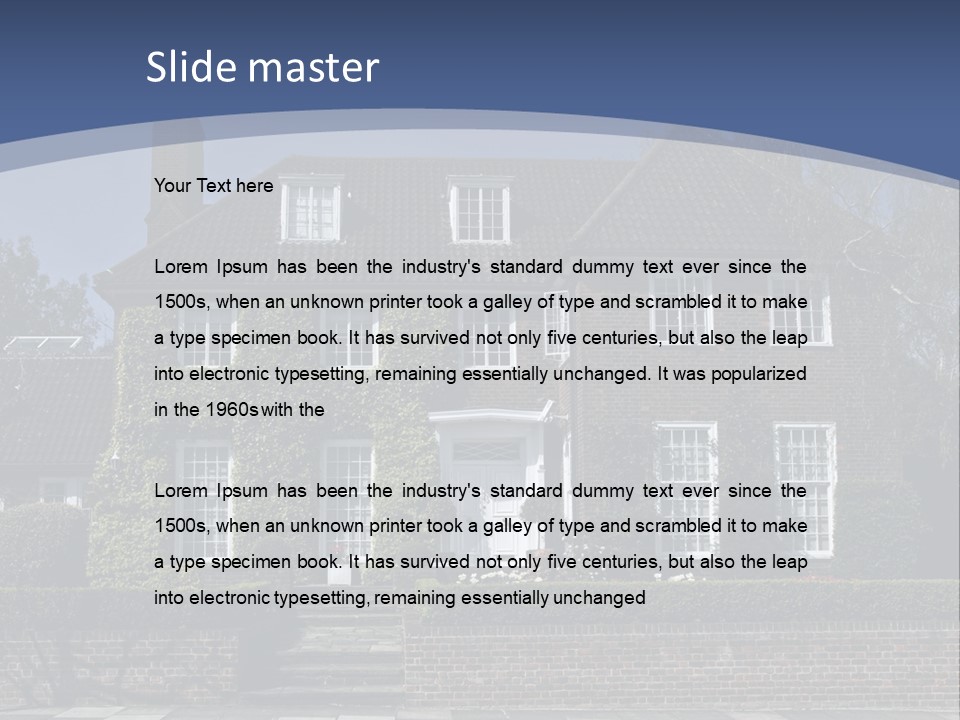 Old House PowerPoint Template