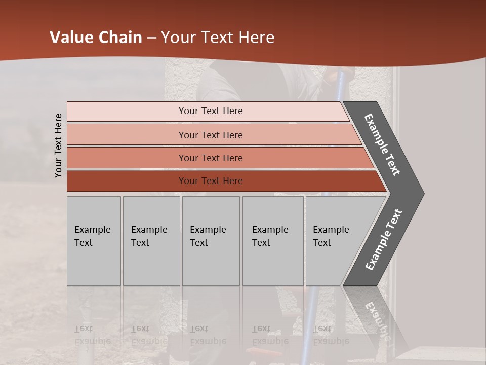 Worker Doing Floor Screed PowerPoint Template