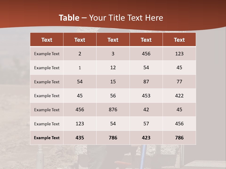 Worker Doing Floor Screed PowerPoint Template