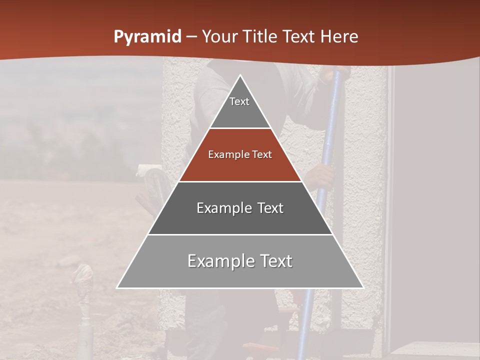 Worker Doing Floor Screed PowerPoint Template