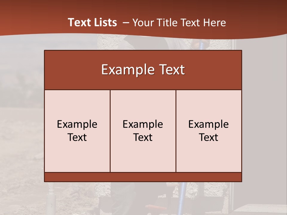 Worker Doing Floor Screed PowerPoint Template