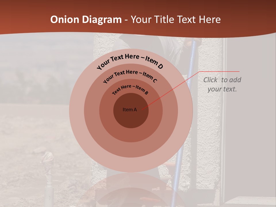 Worker Doing Floor Screed PowerPoint Template