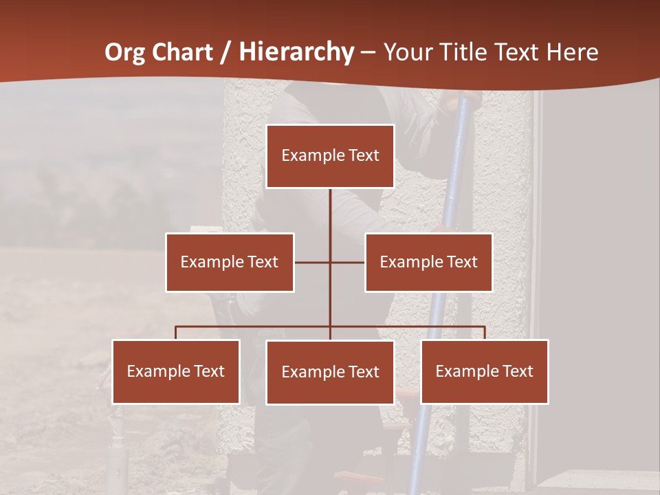 Worker Doing Floor Screed PowerPoint Template