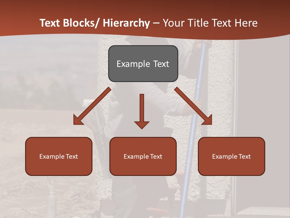 Worker Doing Floor Screed PowerPoint Template