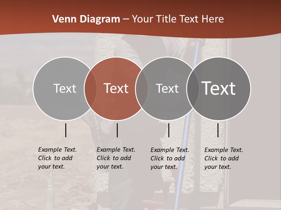 Worker Doing Floor Screed PowerPoint Template