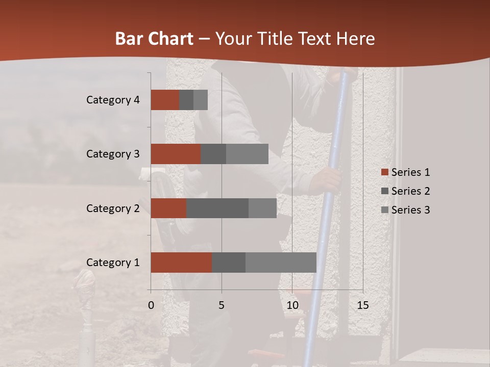 Worker Doing Floor Screed PowerPoint Template
