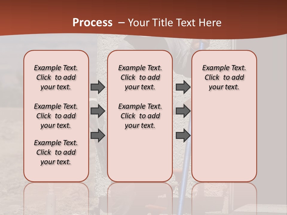 Worker Doing Floor Screed PowerPoint Template