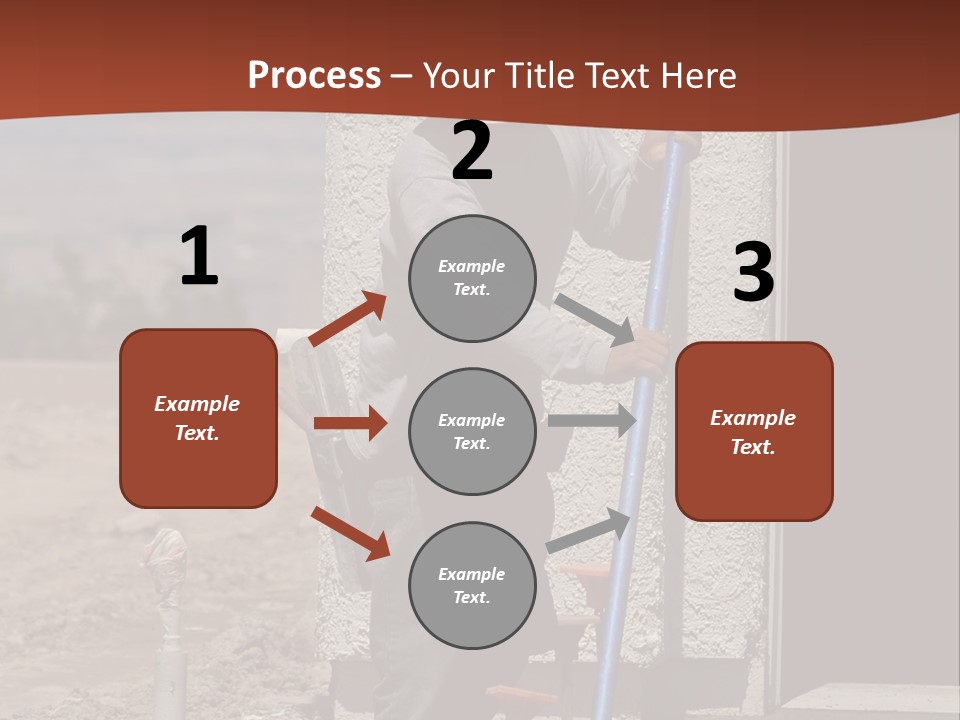 Worker Doing Floor Screed PowerPoint Template