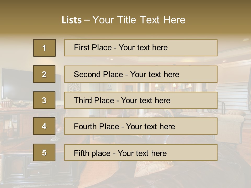 Hallway Interior PowerPoint Template