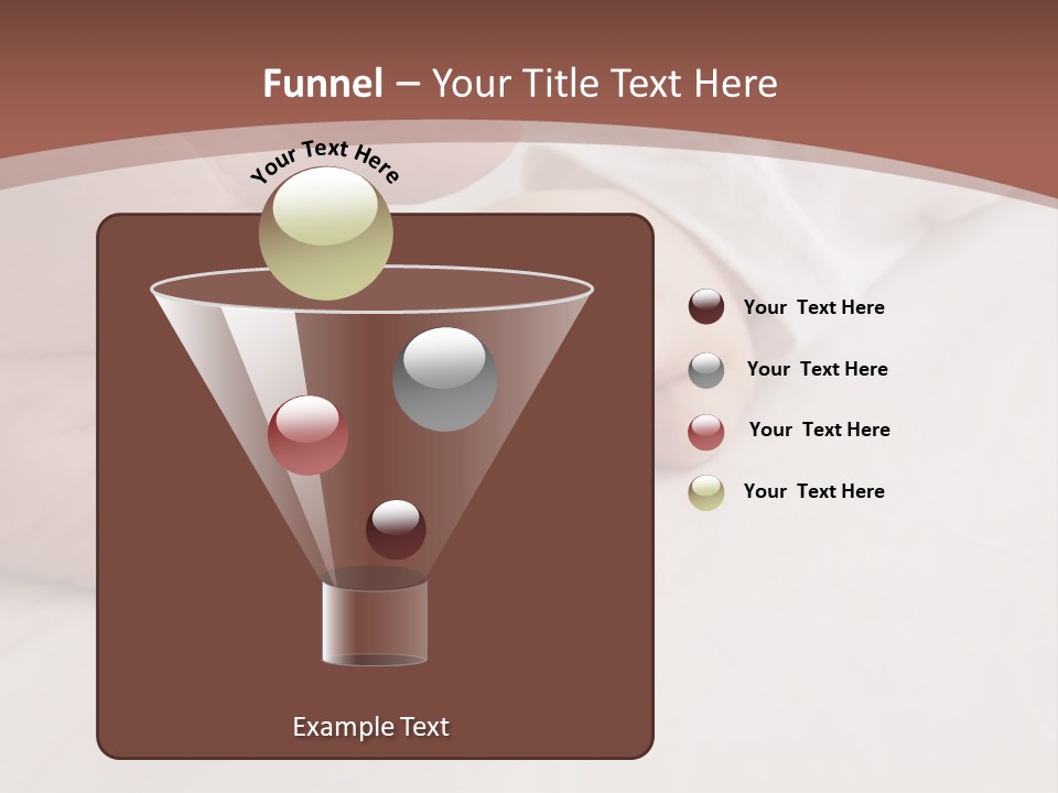 Baby Holding Dad's Finger PowerPoint Template