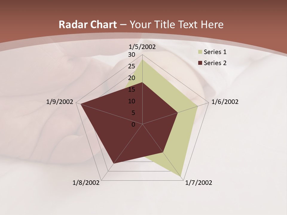 Baby Holding Dad's Finger PowerPoint Template