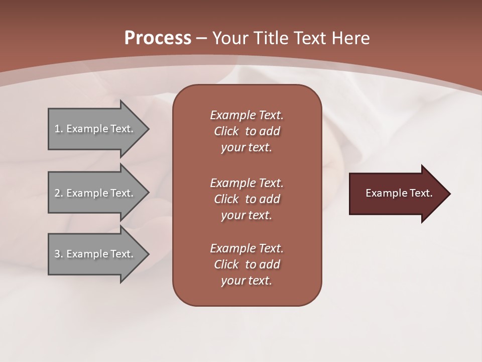 Baby Holding Dad's Finger PowerPoint Template