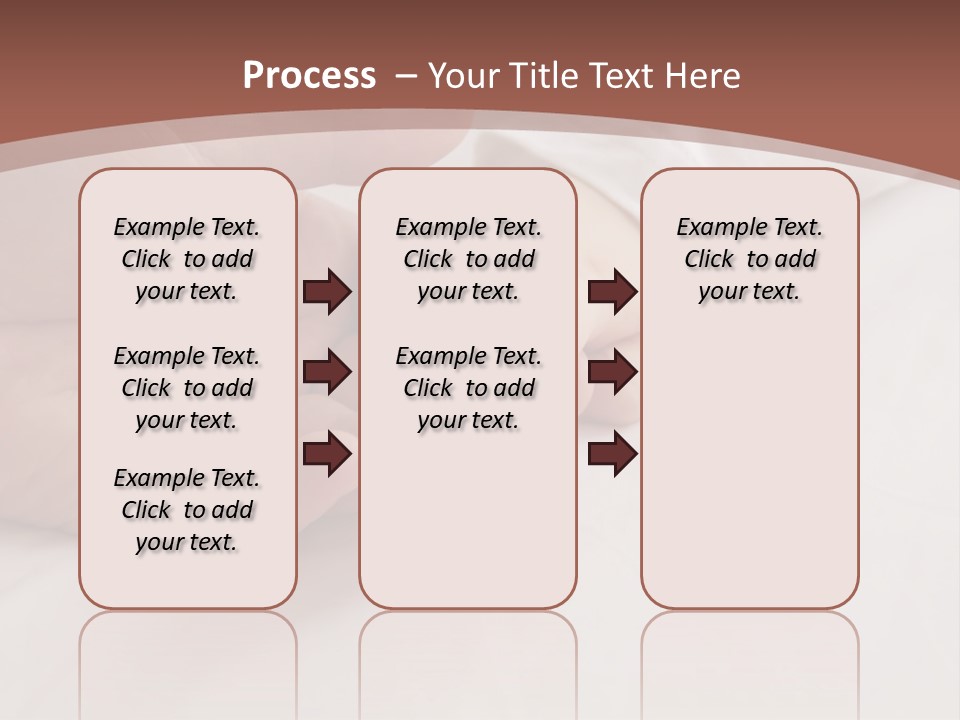 Baby Holding Dad's Finger PowerPoint Template
