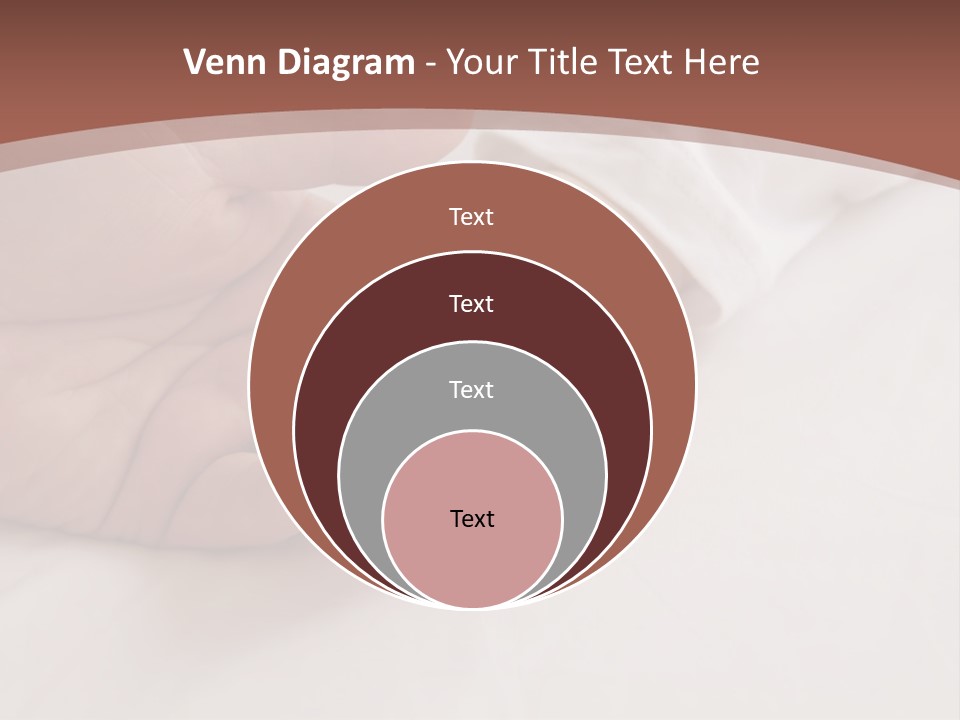 Baby Holding Dad's Finger PowerPoint Template