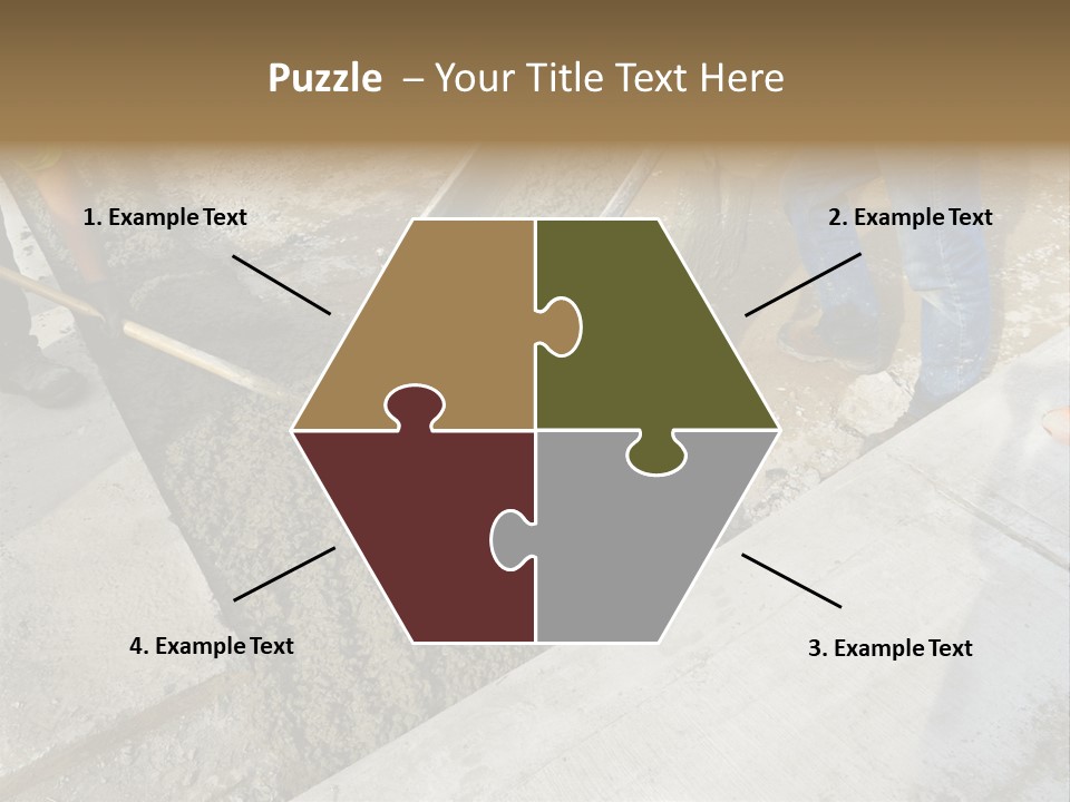 Pouring Concrete Floor PowerPoint Template