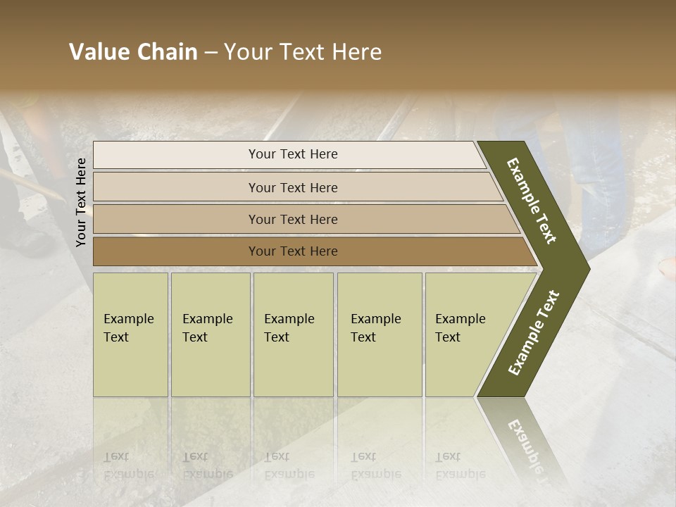Pouring Concrete Floor PowerPoint Template