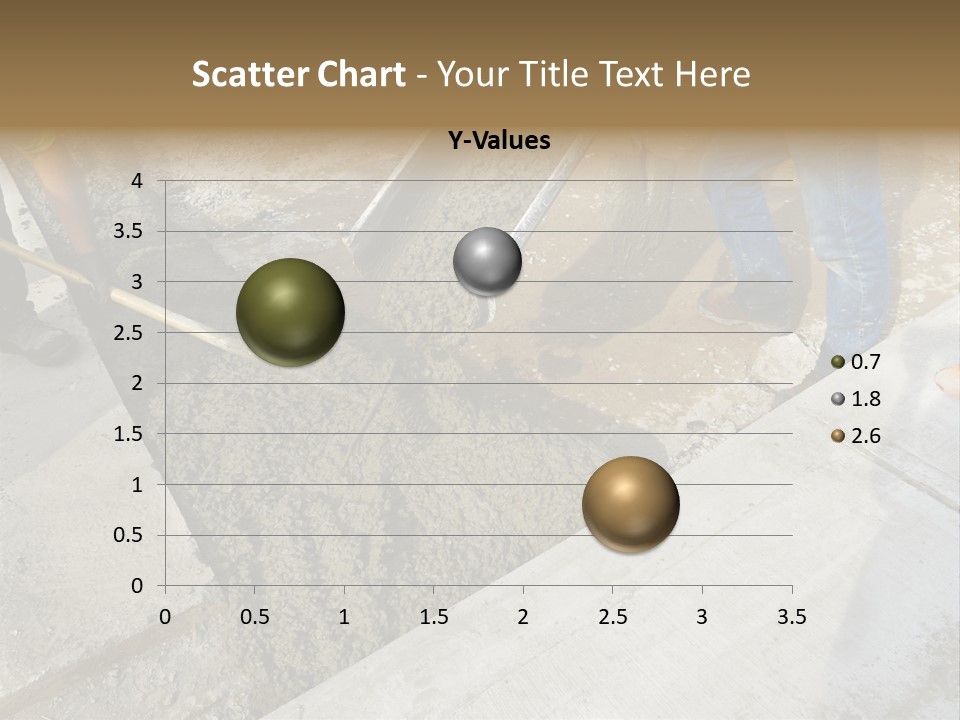 Pouring Concrete Floor PowerPoint Template