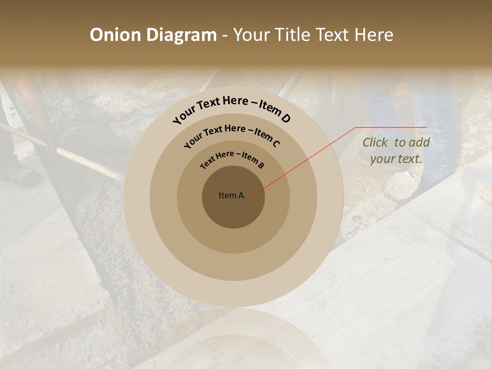 Pouring Concrete Floor PowerPoint Template