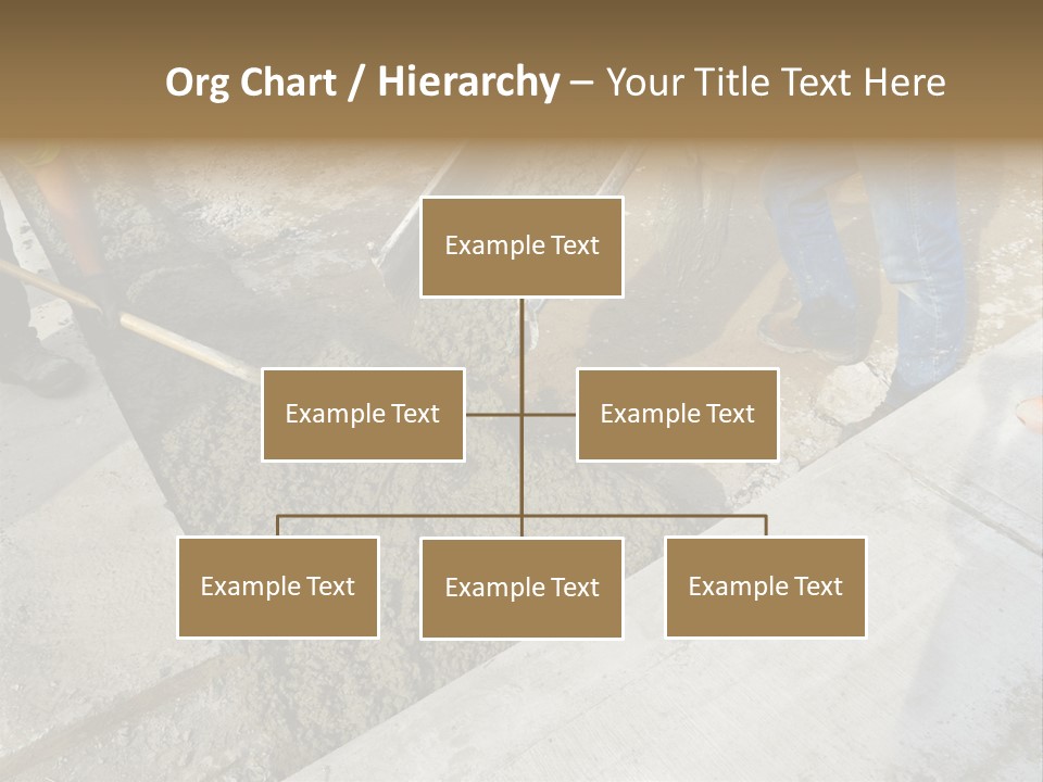 Pouring Concrete Floor PowerPoint Template