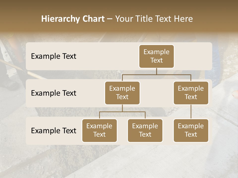 Pouring Concrete Floor PowerPoint Template
