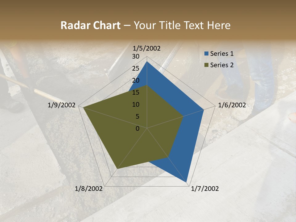 Pouring Concrete Floor PowerPoint Template