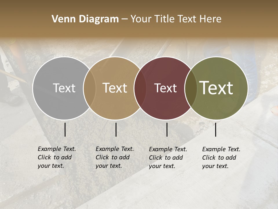 Pouring Concrete Floor PowerPoint Template