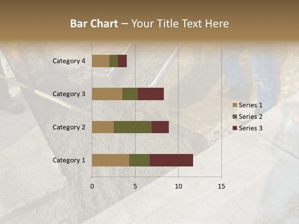 Pouring Concrete Floor PowerPoint Template