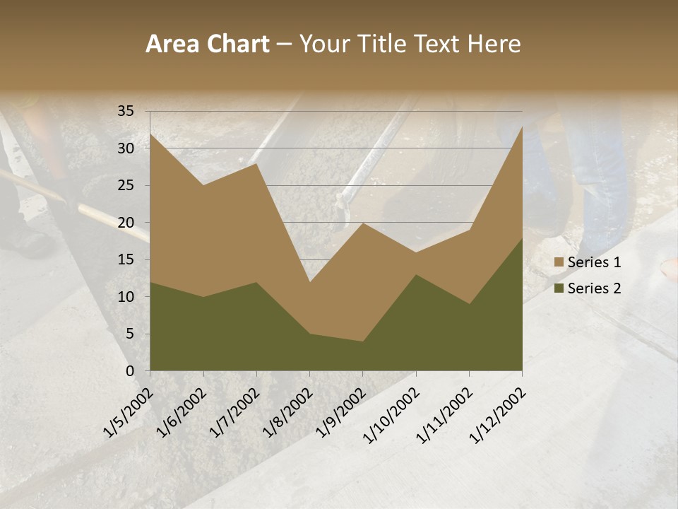 Pouring Concrete Floor PowerPoint Template