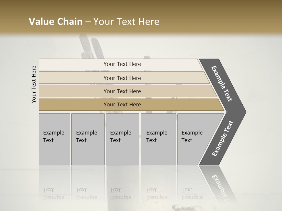 Glass With Artist's Brushes PowerPoint Template