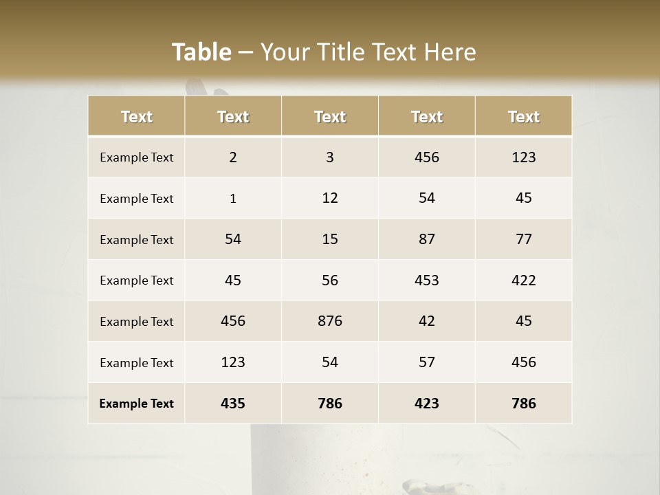 Glass With Artist's Brushes PowerPoint Template