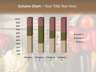 Vegetables On The Board PowerPoint Template