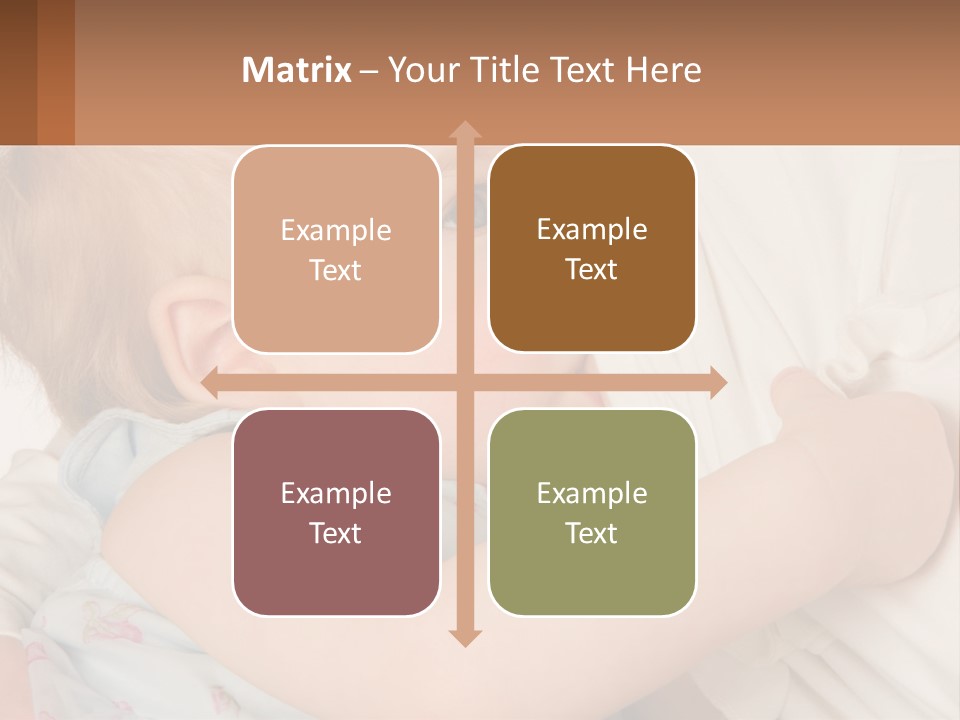 Mom Breastfeeds Baby PowerPoint Template