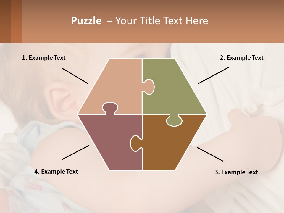 Mom Breastfeeds Baby PowerPoint Template