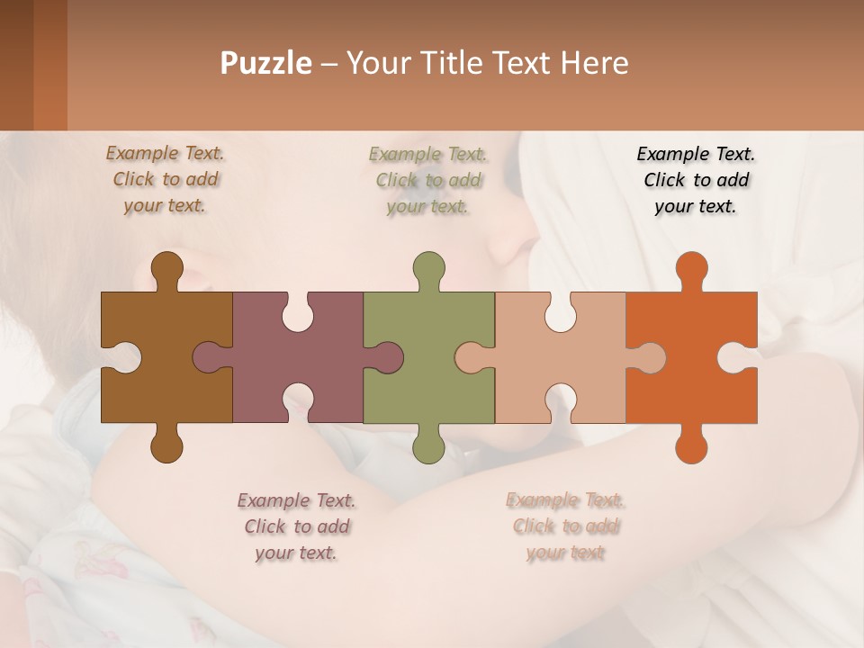 Mom Breastfeeds Baby PowerPoint Template