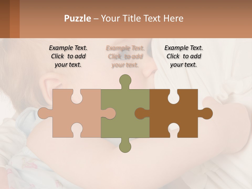 Mom Breastfeeds Baby PowerPoint Template