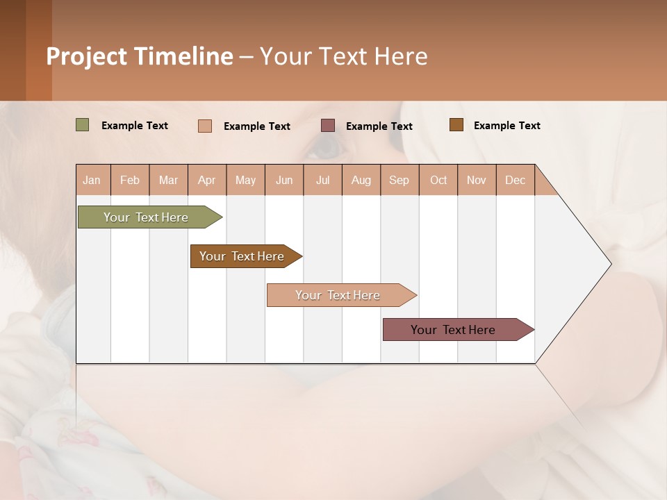 Mom Breastfeeds Baby PowerPoint Template