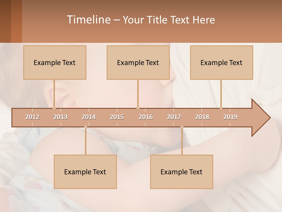 Mom Breastfeeds Baby PowerPoint Template