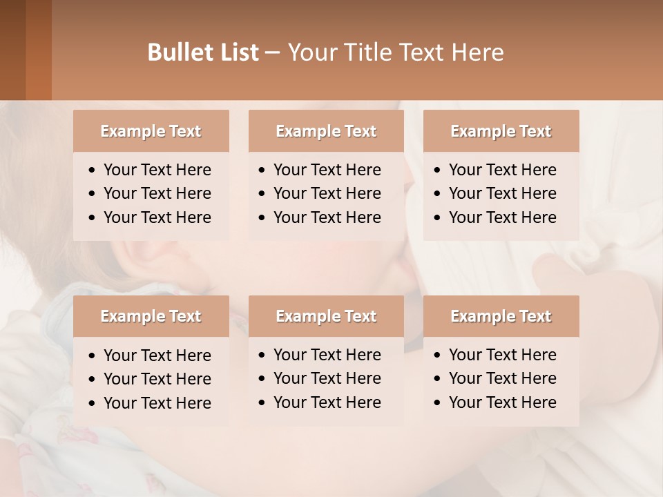 Mom Breastfeeds Baby PowerPoint Template