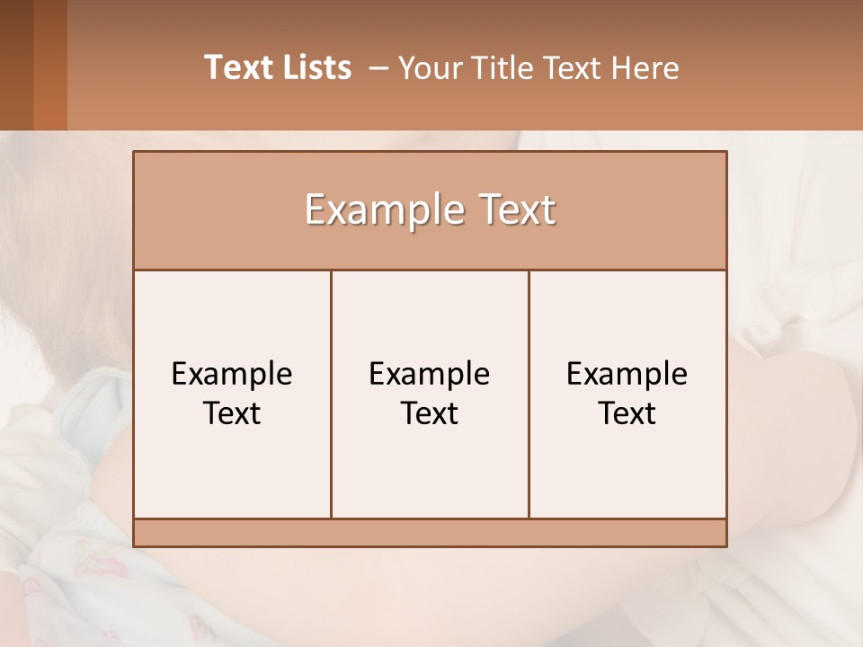 Mom Breastfeeds Baby PowerPoint Template